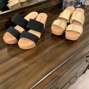 ShoeDazzle from just Fab Wedges Size 9